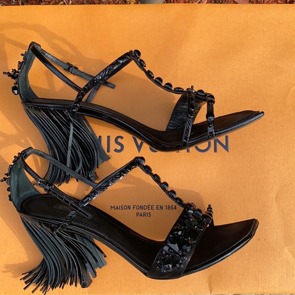 LOUIS VUITTON dressy sandals Size.40🌹+free gift - Picture 11 of 16